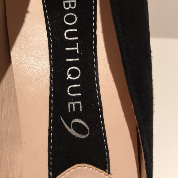 Platform chunky heels. Suede with hair heel (#202) - Picture 8 of 10